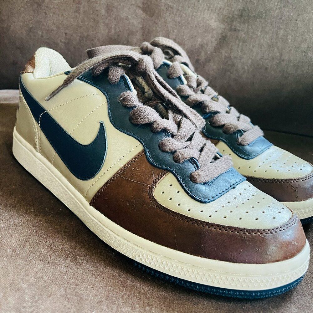 2004 Nike Terminator Low Khaki Obsidian (Japan Release) 308841-241 Mens 9 SAMPLE